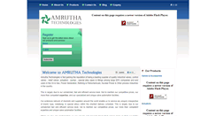 Desktop Screenshot of amruthatechnologies.com